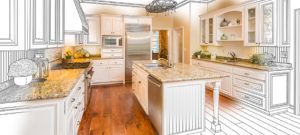 Kitchen being upgraded after a remortgage